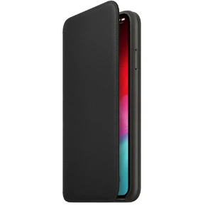 Кожаный чехол-книжка Apple Leather Folio Black (MRX22) для iPhone XS Max - Фото 5