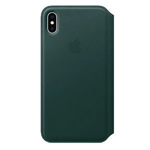 Шкіряний чохол-книжка Apple Leather Folio Forest Green (MRX42) для iPhone XS Max MRX42 - Фото 1