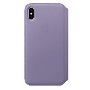 Кожаный чехол-книжка Apple Leather Folio Lilac (MVFV2) для iPhone XS Max MVFV2 - Фото 1