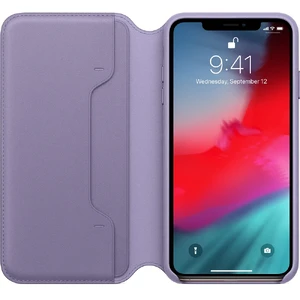 Кожаный чехол-книжка Apple Leather Folio Lilac (MVFV2) для iPhone XS Max - Фото 2