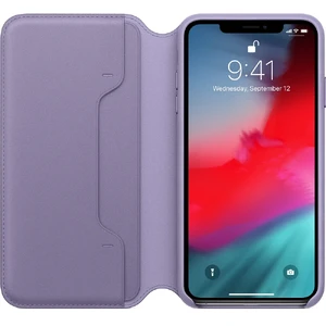 Кожаный чехол-книжка Apple Leather Folio Lilac (MVFV2) для iPhone XS Max - Фото 3
