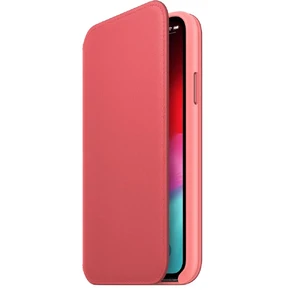 Кожаный чехол-книжка Apple Leather Folio Peony Pink (MRX12) для iPhone XS | X - Фото 5