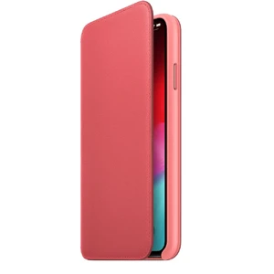 Шкіряний чохол-книжка Apple Leather Folio Peony Pink (MRX62) для iPhone XS Max - Фото 5