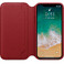 Кожаный чехол-книжка Apple Leather Folio (PRODUCT) RED (MRQD2) для iPhone X | XS - Фото 2