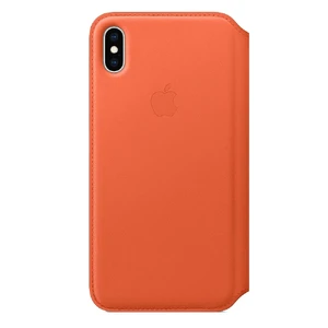 Кожаный чехол-книжка Apple Leather Folio Sunset (MVFU2) для iPhone XS Max MVFU2 - Фото 1