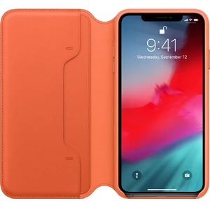 Кожаный чехол-книжка Apple Leather Folio Sunset (MVFU2) для iPhone XS Max - Фото 4