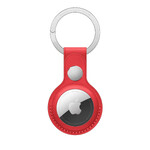 Шкіряний брелок з кільцем Apple Leather Key Ring Red (MK103) для AirTag