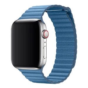 Ремінець Apple Leather Loop Cornflower Medium (MV2X2) для Apple Watch Ultra 49mm | 45mm | 44mm | 42mm MV2X2 - Фото 1