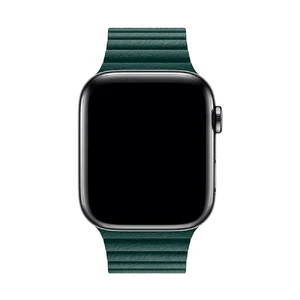 Ремінець Apple Leather Loop Forest Green Large (MTH82) для Apple Watch Ultra 49mm | 45mm | 44mm | 42mm - Фото 3