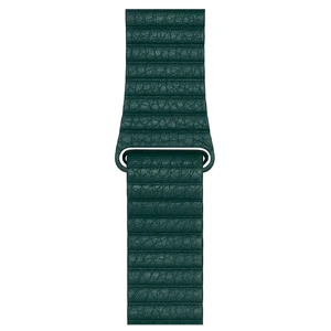 Ремешок Apple  Leather Loop Forest Green Medium (MTH72) для Apple Watch Ultra 49mm | 45mm | 44mm | 42mm - Фото 3