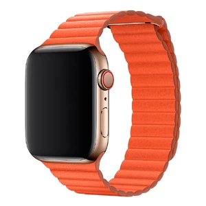 Ремешок Apple Leather Loop Sunset Medium (MV602) для Apple Watch Ultra 49mm | 45mm | 44mm | 42mm MV602 - Фото 1