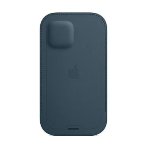 Кожаный чехол-бумажник Apple Leather Sleeve with MagSafe Baltic Blue (MHYH3) для iPhone 12 Pro Max - Фото 2