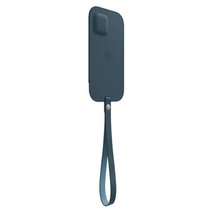 Кожаный чехол-бумажник Apple Leather Sleeve with MagSafe Baltic Blue (MHYH3) для iPhone 12 Pro Max - Фото 4