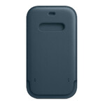 Кожаный чехол-бумажник Apple Leather Sleeve with MagSafe Baltic Blue (MHYD3) для iPhone 12 | 12 Pro (Уценка)