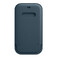 Шкіряний чохол-гаманець Apple Leather Sleeve with MagSafe Baltic Blue (MHYD3) для iPhone 12 | 12 Pro (Уцінка) MHYD3 - Фото 1