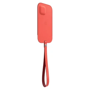 Шкіряний чохол-гаманець Apple Leather Sleeve with MagSafe Pink Citrus (MHYA3) для iPhone 12 | 12 Pro - Фото 4