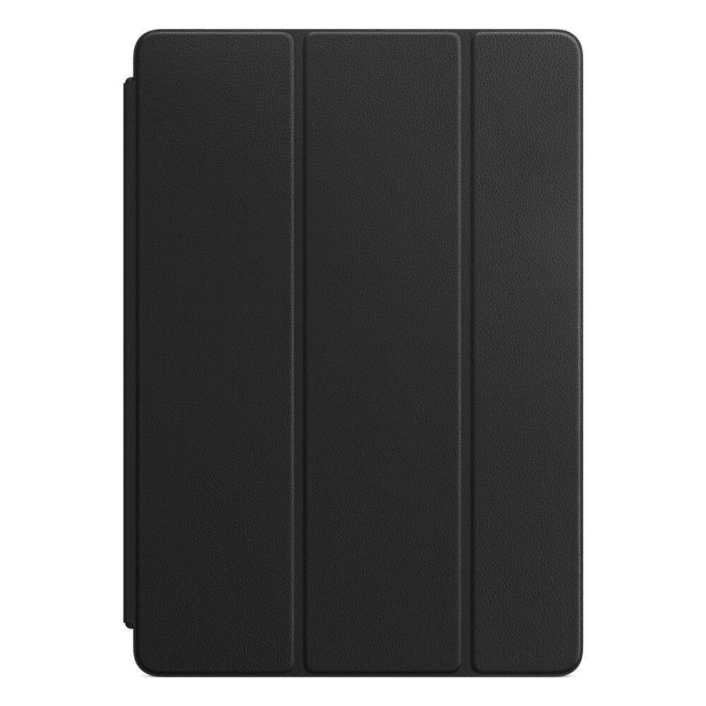 Черный чехол-накладка Apple Leather Smart Cover Black (MPUD2) для iPad 9 | 8 | 7 10.2" (2021 | 2020 | 2019) | Air 3 | Pro 10.5"