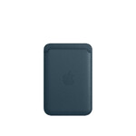 Кожаный чехол-бумажник Apple Leather Wallet Baltic Blue (MHLQ3) для iPhone 15 | 14 | 13 | 12