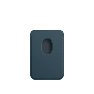 Шкіряний чохол-гаманець Apple Leather Wallet Baltic Blue (MHLQ3) для iPhone 15 | 14 | 13 | 12 - Фото 2