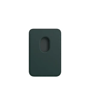 Чехол-бумажник Apple Leather Wallet MagSafe Forest Green (MPPT3) для iPhone 15 | 14 | 13 | 12 (с поддержкой Локатора) - Фото 3