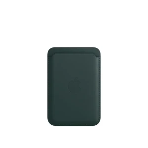 Чехол-бумажник Apple Leather Wallet MagSafe Forest Green (MPPT3) для iPhone 15 | 14 | 13 | 12 (с поддержкой Локатора) MPPT3 - Фото 1