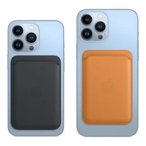 Чехол-бумажник Apple Leather Wallet MagSafe Golden Brown (MM0Q3) для iPhone 15 | 14 | 13 | 12 (с поддержкой Локатора) - Фото 4