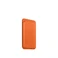 Чехол-бумажник Apple Leather Wallet MagSafe Orange (MPPY3) для iPhone 15 | 14 | 13 | 12 (с поддержкой Локатора) - Фото 2
