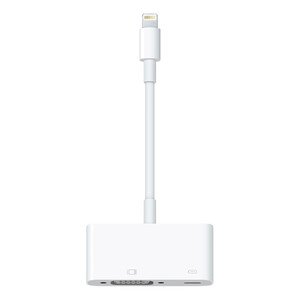 Адаптер (переходник) Apple Lightning to VGA Adapter (MD825) для iPhone | iPad