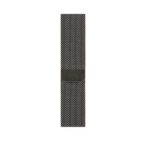 Металлический ремешок Apple Milanese Loop Graphite (ML743) для Apple Watch 41mm | 40mm | 38mm - Фото 2