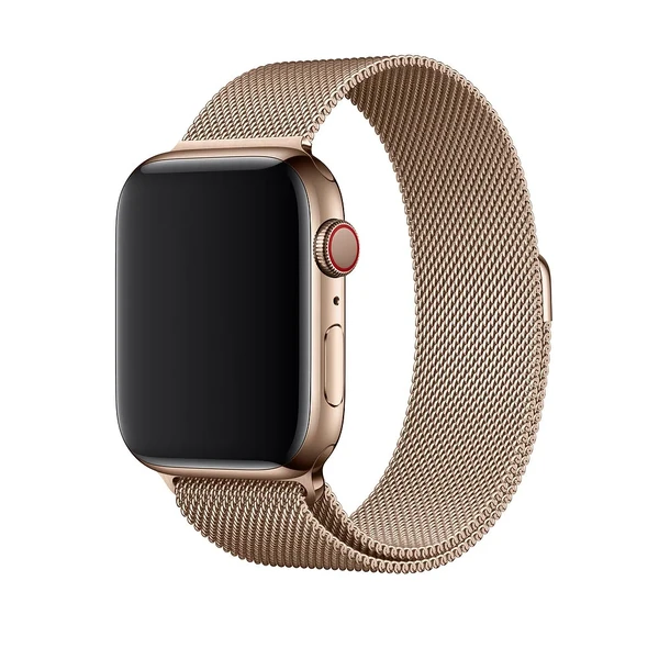 Металевий ремінець Apple Milanese Loop Gold (MTU72) для Apple Watch Ultra 49mm | 45mm | 44mm | 42mm у Рівному