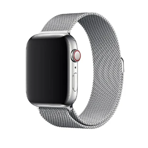 Металевий ремінець Apple Milanese Loop Silver (ML783) для Apple Watch Ultra 49mm | 45mm | 44mm | 42mm