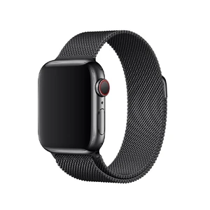 Металевий ремінець Apple Milanese Loop Space Black (MTU12) для Apple Watch 41mm | 40mm | 38mm MTU12 - Фото 1