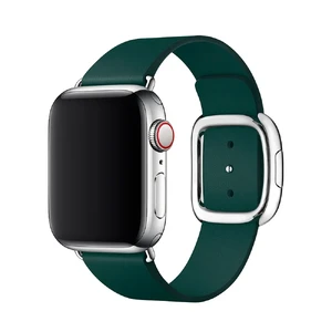 Ремінець Apple Modern Buckle Forest Green Medium (MTQJ2) для Apple Watch 41mm | 40mm | 38mm MTQJ2 - Фото 1
