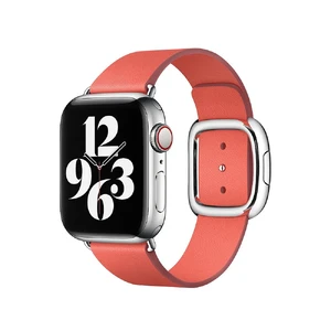 Ремінець Apple Modern Buckle Pink Citrus Large для Apple Watch 41mm | 40mm | 38mm  (MY622) MY622 - Фото 1