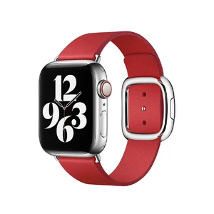 Ремінець Apple Modern Buckle Scarlet Large для Apple Watch 41mm | 40mm | 38mm  (MY682) MY682 - Фото 1