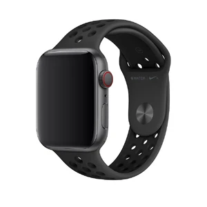 Ремінець Apple Nike Sport Band Anthracite | Black S | M & M | L (MTMX2) для Apple Watch Ultra 49mm | 45mm | 44mm | 42mm MTMX2 - Фото 1
