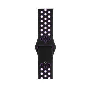 Ремінець Apple Nike Sport Band Black | Hyper Grape (MV862) для Apple Watch Ultra 49mm | 45mm | 44mm | 42mm - Фото 3