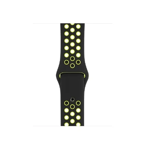 Ремешок Apple Nike Sport Band Black | Volt (MQ2H2  | MTMN2) для Apple Watch 41mm | 40mm | 38mm - Фото 3