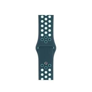 Ремінець Apple Nike Sport Band Midnight Turquoise | Aurora Green (MXQX2) для Apple Watch 41mm | 40mm | 38mm - Фото 2