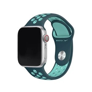 Ремінець Apple Nike Sport Band Midnight Turquoise | Aurora Green (MXR12) для Apple Watch Ultra 49mm | 45mm | 44mm | 42mm MXR12 - Фото 1