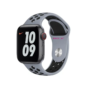 Ремінець Apple Nike Sport Band Obsidian Mist | Black для Apple Watch 41mm | 40mm | 38mm Series  (MG3V3) MG3V3 - Фото 1