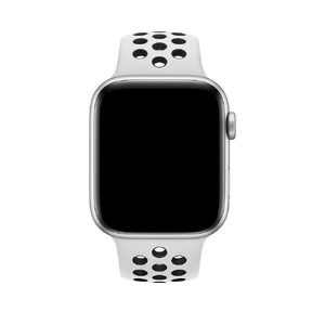 Ремінець Apple Nike Sport Band Pure Platinum | Black (ML843) для Apple Watch 41mm | 40мм | 38mm Series - Фото 2