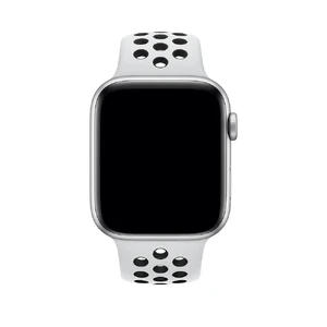 Ремінець Apple Nike Sport Band Pure Platinum | Black (MTMY2) для Apple Watch Ultra 49mm | 45mm | 44mm | 42mm - Фото 2