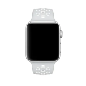 Ремешок Apple Nike Sport Band Pure Platinum | White (MQ2R2) для Apple Watch Ultra 49mm | 45mm | 44mm | 42mm - Фото 2