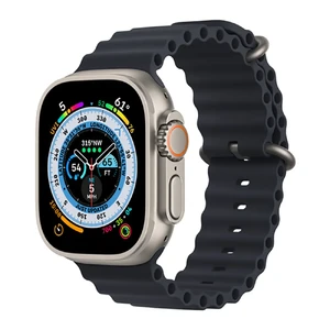 Ремешок Apple Ocean Band Midnight для Apple Watch Ultra Ultra 49mm | 45mm | 44mm | 42mm (MQEE3) MQEE3 - Фото 1