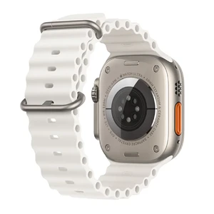 Ремешок Apple Ocean Band White для Apple Watch Ultra Ultra 49mm | 45mm | 44mm | 42mm (MQE93) - Фото 2