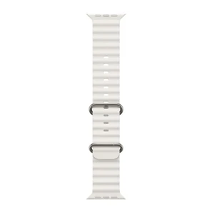 Ремешок Apple Ocean Band White для Apple Watch Ultra Ultra 49mm | 45mm | 44mm | 42mm (MQE93) - Фото 3