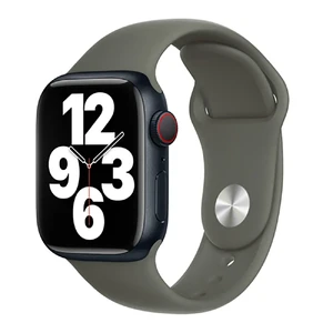 Ремінець Apple Olive Sport Band (MR2P3) для Apple Watch 41mm | 40мм | 38mm (M/L) MR2P3 - Фото 1