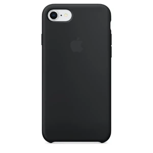 Чорний силіконовий чохол Apple Silicone Case Black (MQGK2) для iPhone SE 3 | SE 2 | 8 | 7 MQGK2 - Фото 1