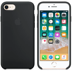 Чорний силіконовий чохол Apple Silicone Case Black (MQGK2) для iPhone SE 3 | SE 2 | 8 | 7 - Фото 2